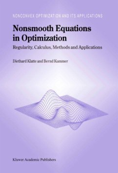 Nonsmooth Equations in Optimization - Klatte, Diethard;Kummer, B.