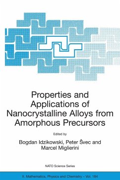 Properties and Applications of Nanocrystalline Alloys from Amorphous Precursors - Idzikowski, Bogdan / Švec, Peter / Miglierini, Marcel (eds.)