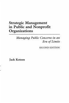 Strategic Management in Public and Nonprofit Organizations - Koteen, Jack