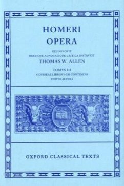 Homer Opera Vol. III. Odyssey (Books I-XII) - Homer