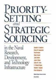 Priority-Setting and Strategic Sourcing in the Naval Research, Development, and Technology Infrastructure - Saunders, Kenneth V