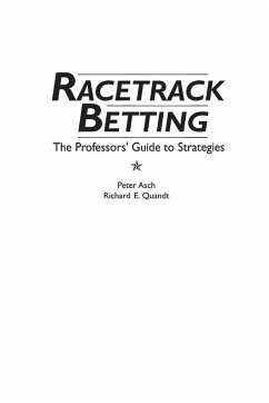 Racetrack Betting - Asch, Rita; Quandt, Richard