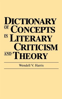 Cover Dictionary of Concepts in Literary Criticism and Theory