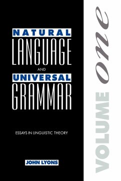Natural Language and Universal Grammar - Lyons, John; John, Lyons