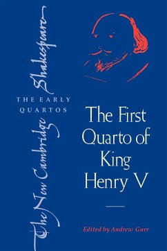 The First Quarto of King Henry V - Shakespeare, William