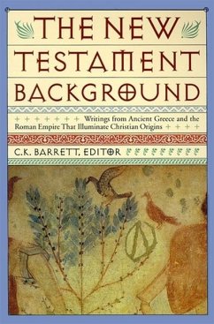New Testament Background - Barrett, Charles K