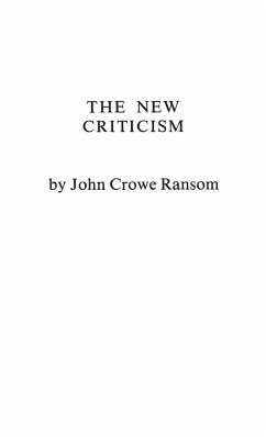 Cover The New Criticism