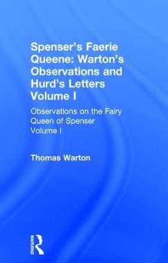 Observations On Fairy Queen V1 - Warton, Thomas