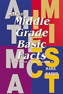 Saxon Basic Fact Cards Middle Grades - Various