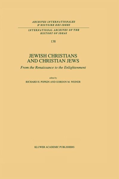 Jewish Christians and Christian Jews Jewish Christians and Christian Jews