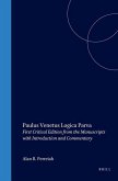 Paulus Venetus Logica Parva: First Critical Edition from the Manuscripts with Introduction and Commentary