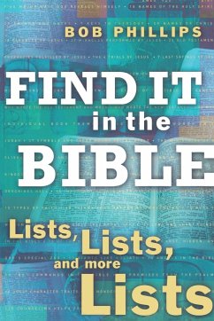 Find It in the Bible - Phillips, Bob