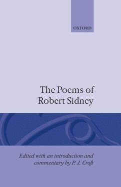 The Poems of Robert Sidney - Sidney, Robert; Sidney, James