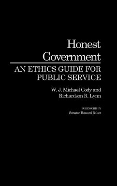 Honest Government - Cody, W. J. Michael; Lynn, Richardson R.; Michael Cody, W. J.