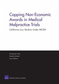 Capping Non-Economic Awards in Medical Malpractice Trials - Pace, Nick