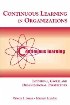 Continuous Learning in Organizations - Sessa, Valerie I; London, Manuel