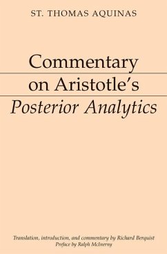Commentary on Aristotle's Posterior Analytics - Aquinas, Thomas