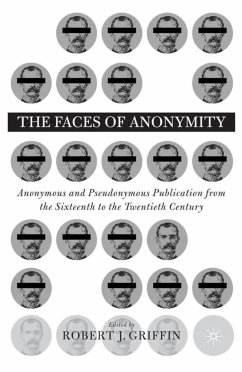 Faces of Anonymity - Griffin, Robert J.