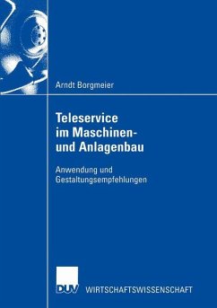 Teleservice im Maschinen- und Anlagenbau - Borgmeier, Arndt