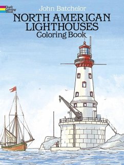 North American Lighthouses Coloring Book - Batchelor, John