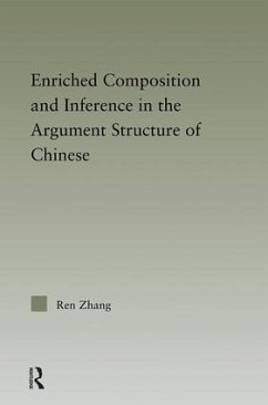 Enriched Composition and Inference in the Argument Structure of Chinese - Zhang, Ren
