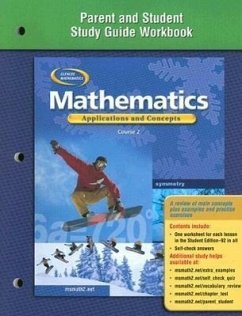 Mathematics: Applications and Concepts, Course 2, Parent and Student Study Guide Workbook - McGraw Hill
