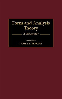 Form and Analysis Theory - Perone, James E.