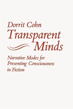 Transparent Minds - Cohn, Dorrit Claire
