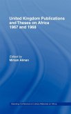 United Kingdom Publications and Theses on Africa 1967-68
