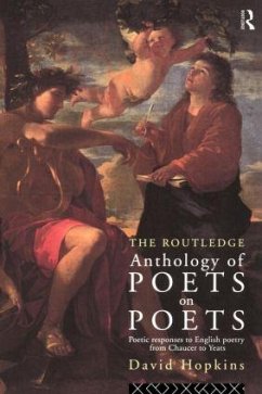 The Routledge Anthology of Poets on Poets - Hopkins, David