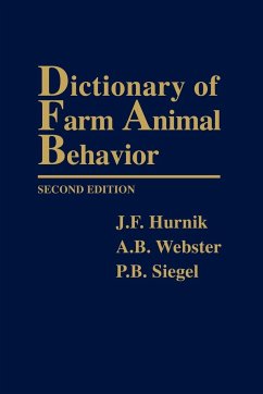 Dictionary Farm Anml Behavior-95-2 - Hurnik, J F