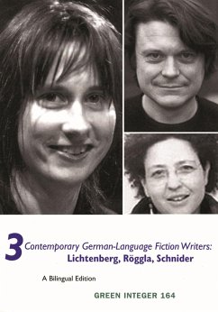 3 Contemporary German-Language Fiction Writers: Lichtenberg, Roggla, Schnider - Schneider, Kristin; Roggla, Kathrin; Lichtenberg, Bernd