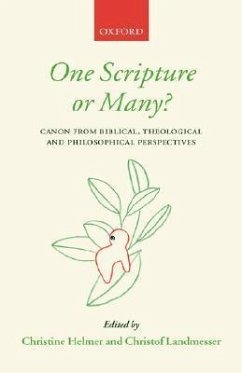 One Scripture or Many? - Helmer, Christine / Landmesser, Christof (eds.)