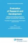 Evaluation of Research and Development