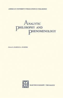 Analytic Philosophy and Phenomenology - Durfee, H. A.