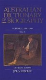 Australian Dictionary of Biography V12: 1891-1939, Smy-Z Volume 12