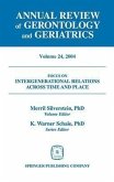 Annual Review of Gerontology and Geriatrics, Volume 24, 2004: Intergenerational Relations Across Time and Place