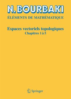 Cover Espaces vectoriels topologiques / Eléments de Mathématique