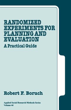 Randomized Experiments for Planning and Evaluation - Boruch, Robert F.; Boruch
