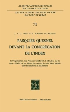 Pasquier Quesnel devant la Congrégation de l'Index - Tans, J. A. G.;Schmitz du Moulin, H.