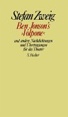 Ben Jonson's »Volpone« und andere Nachdichtungen und Übertragungen für das Theater