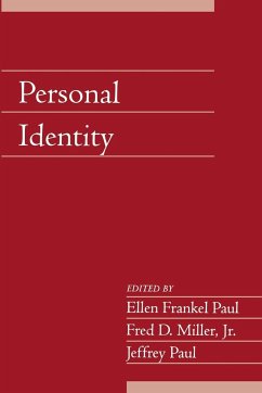 Personal Identity - Paul, Ellen Frankel / Miller, Jr, Fred D. / Paul, Jeffrey (eds.)