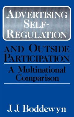 Advertising Self-Regulation and Outside Participation - Boddewyn, J. J.; Boddewyn, Jean