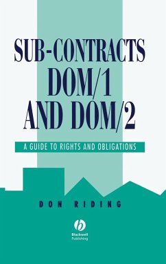 Sub-Contracts DOM/1 and DOM/2 - Riding, D.