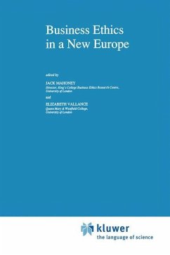 Business Ethics in a New Europe - Mahoney, Jack / Vallance, Elizabeth (Hgg.)