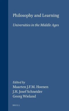 Philosophy and Learning: Universities in the Middle Ages