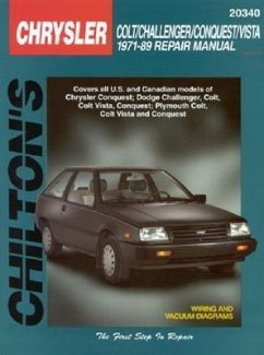 Chrysler Colt, Challenger, Conquest, and Vista, 1971-89 - Chilton Automotive Books; The Nichols/Chilton; Chilton