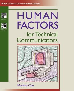 Human Factors for Technical Communicators - Coe, Marlana