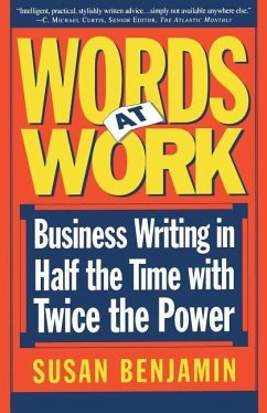 Words at Work - Benjamin, Susan