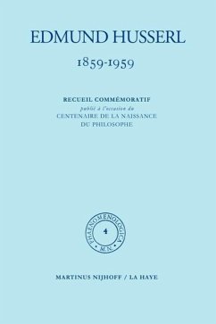 1859-1959. Recueil commémoratif publié á l'occasion du centenaire de la naissance du philosophe - Husserl, Edmund